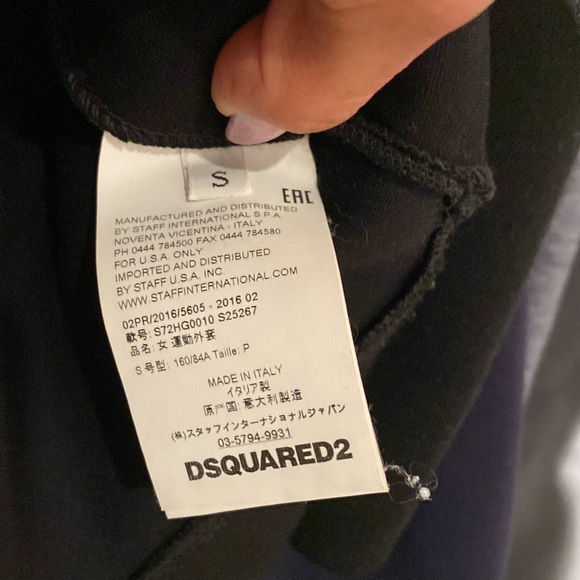 LOW START! Dsquared2 jacket printed in the back - Picture 5 of 5